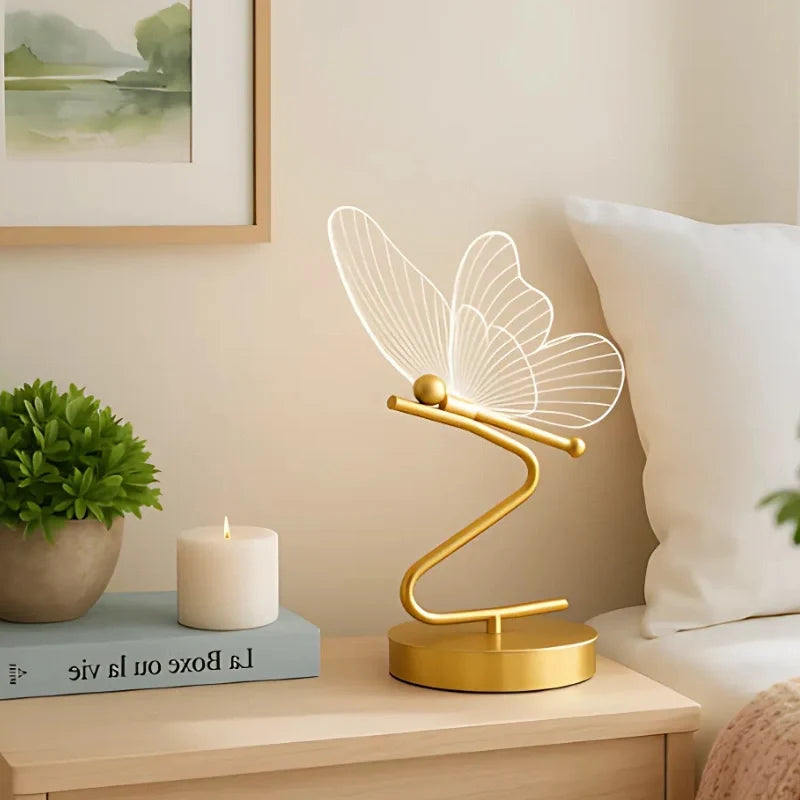 Celestiva™ Tischlampe mit schmetterlingsförmigem Acryllicht