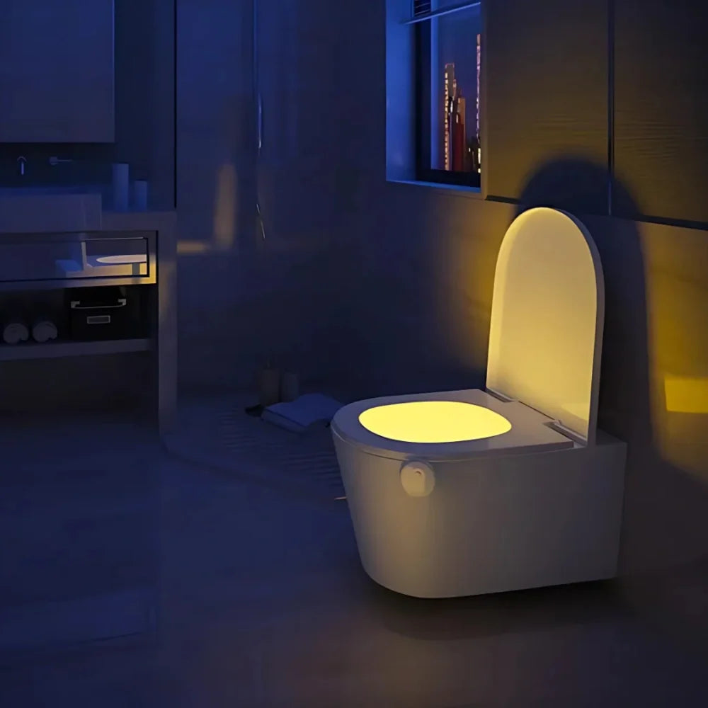 Toilettenlicht mit Bewegungssensor und Farbwechsel
