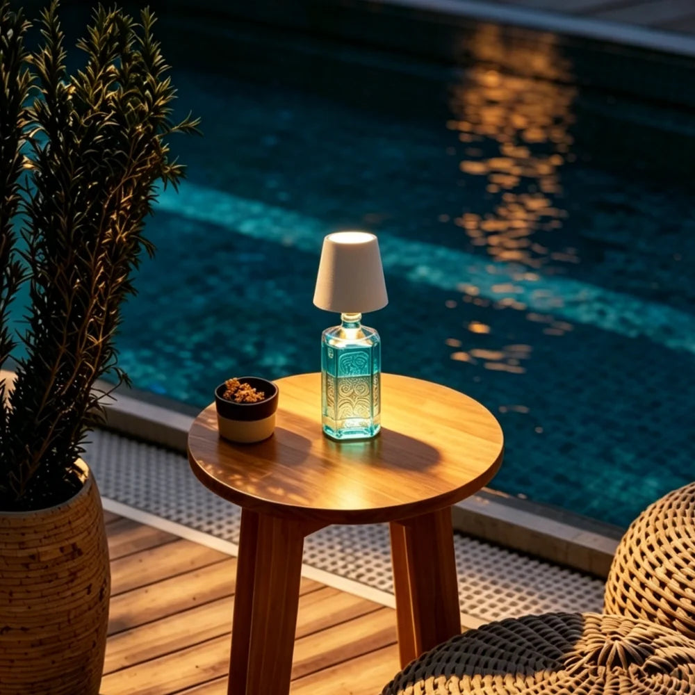 BottleGlow™ Flaschenlampe mit einstellbarer Helligkeit und Farbtemperatur