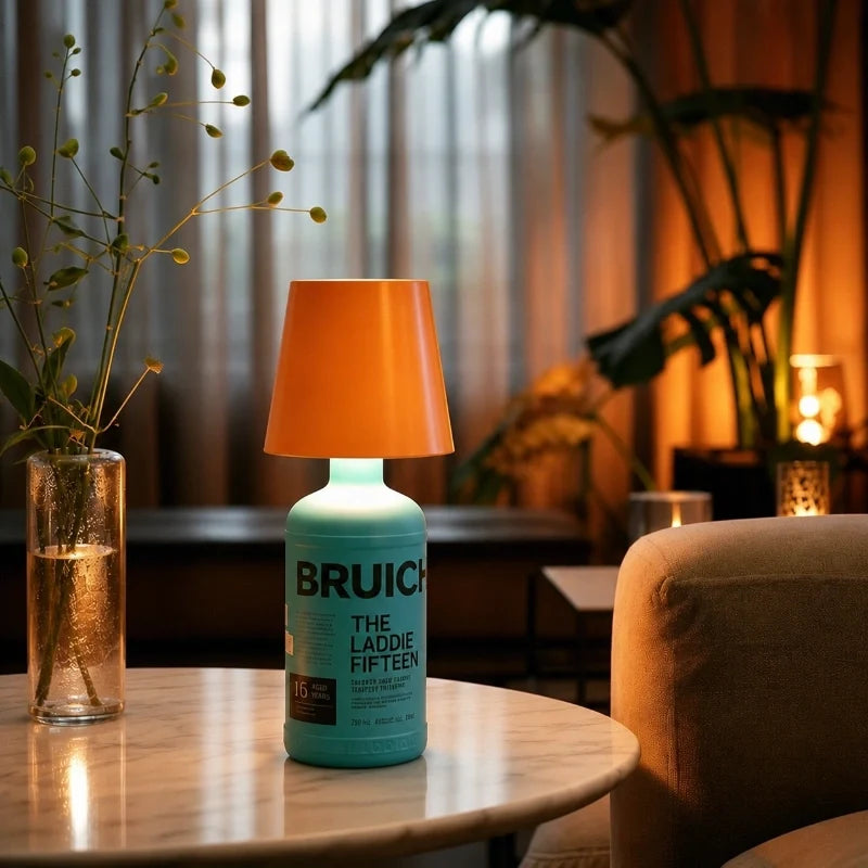 BottleGlow™ Flaschenlampe mit einstellbarer Helligkeit und Farbtemperatur