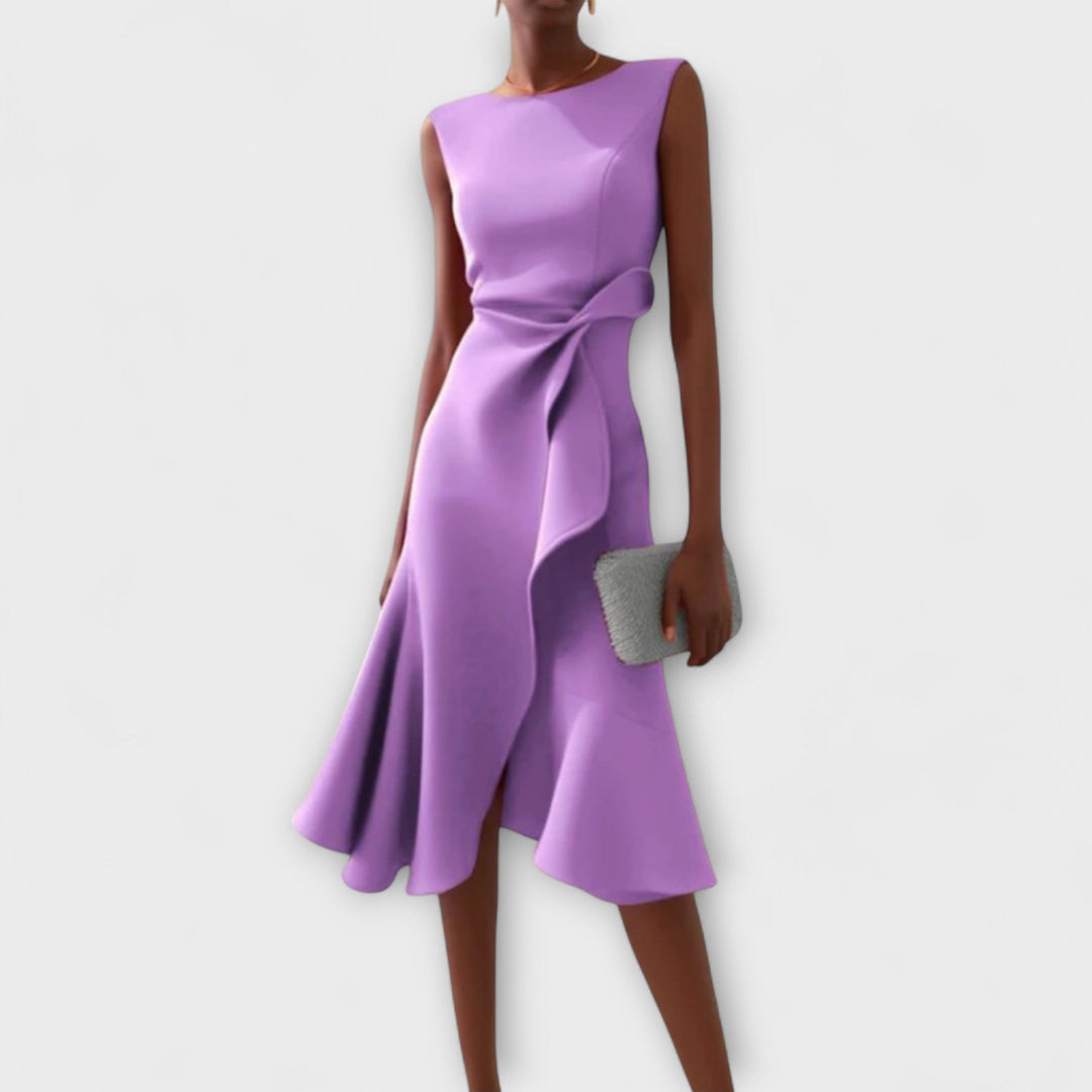 Valenza Elegant Midi Dress