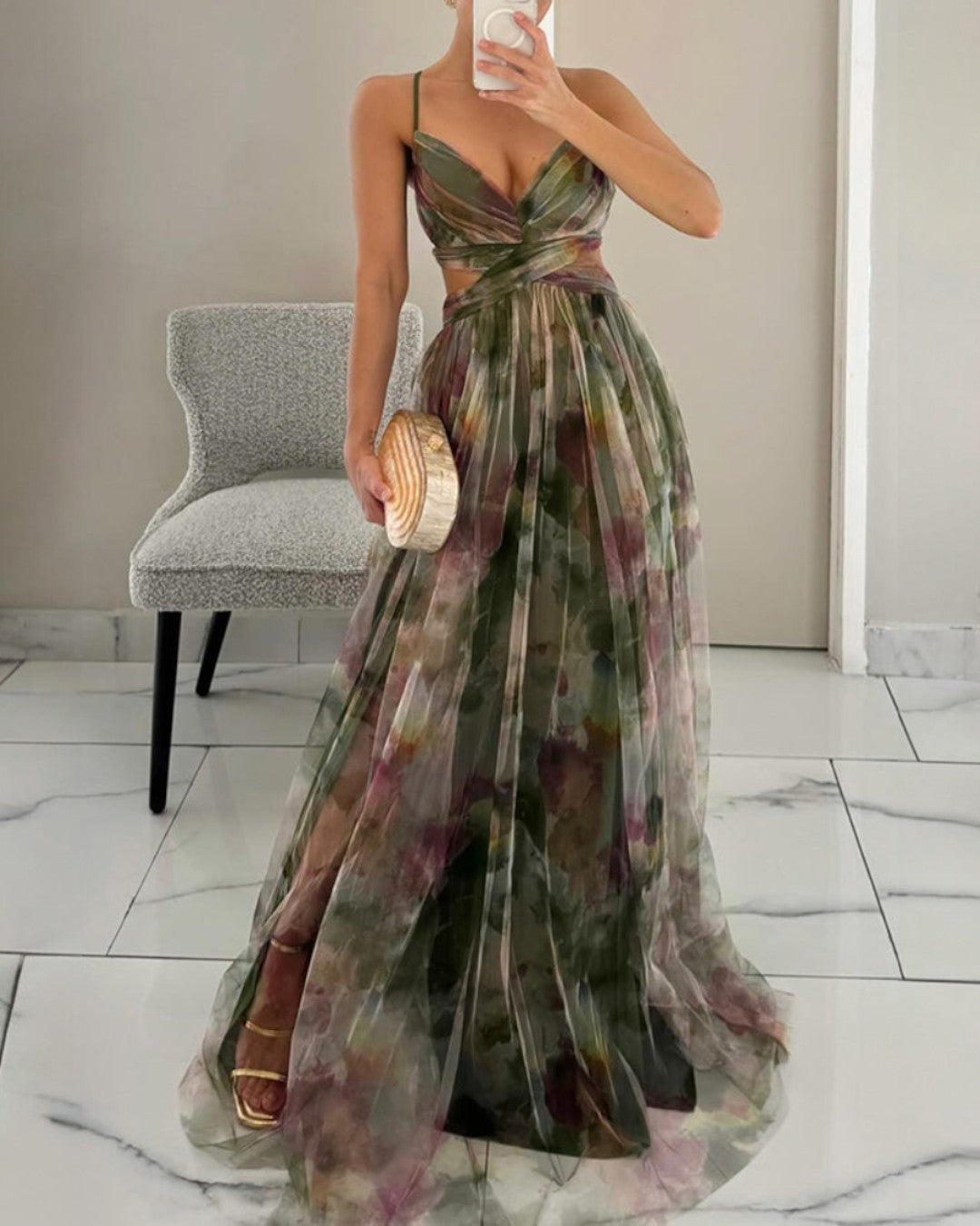 Giselle - Magical maxi dress with floral print