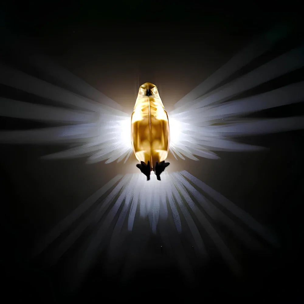 Luminous Wings™ Wandleuchte mit Flügel-Lichtprojektion
