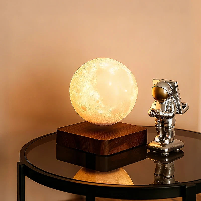 Schwebende Planetlampe mit magnetischer Levitation und Rotation
