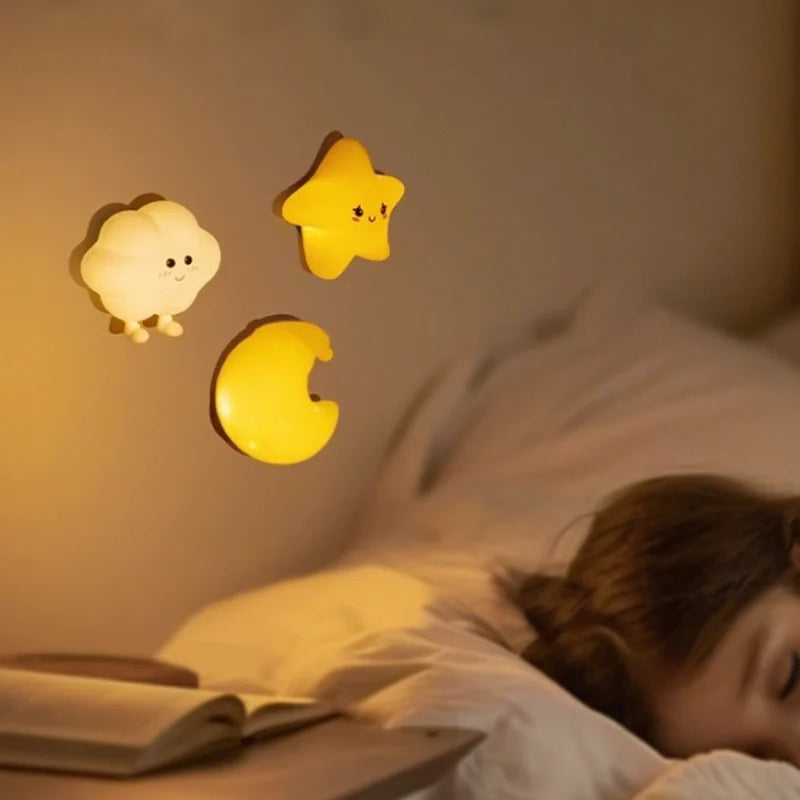 DreamBuddies™ Nachtlicht in Stern-, Mond- oder Wolkenform