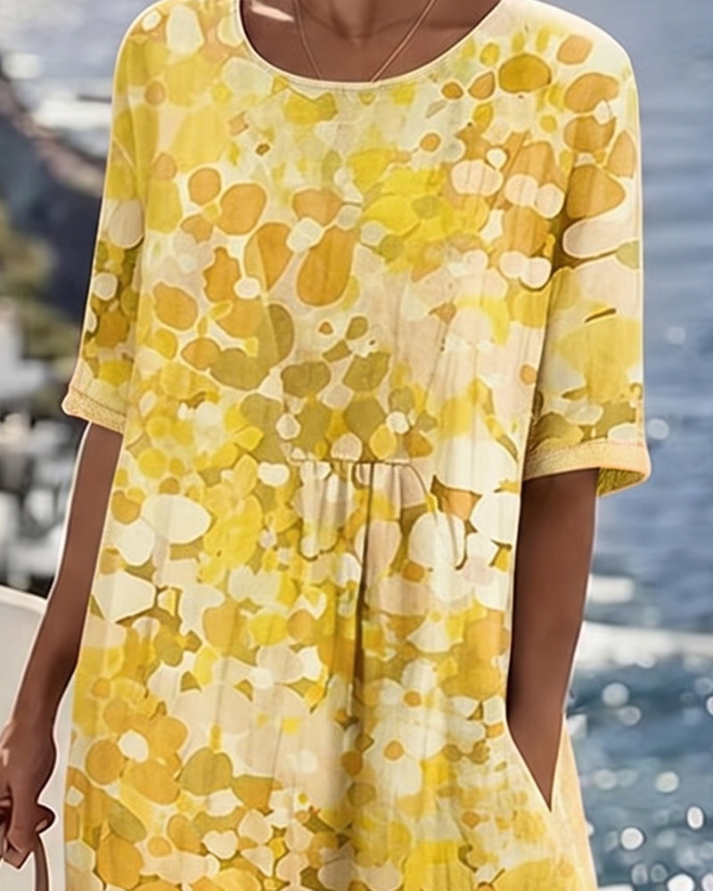 Coco | Loose Printed Dress