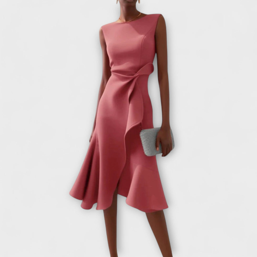 Valenza Elegant Midi Dress