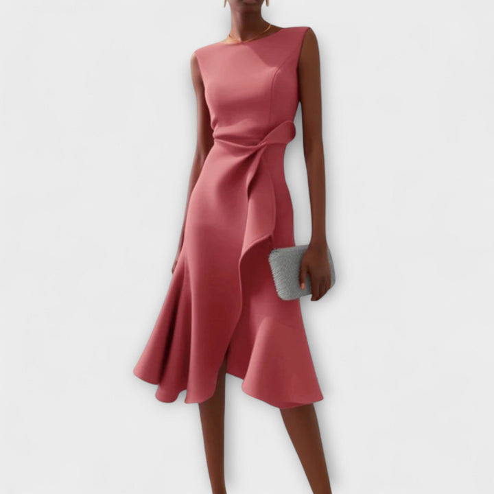 Valenza Elegant Midi Dress