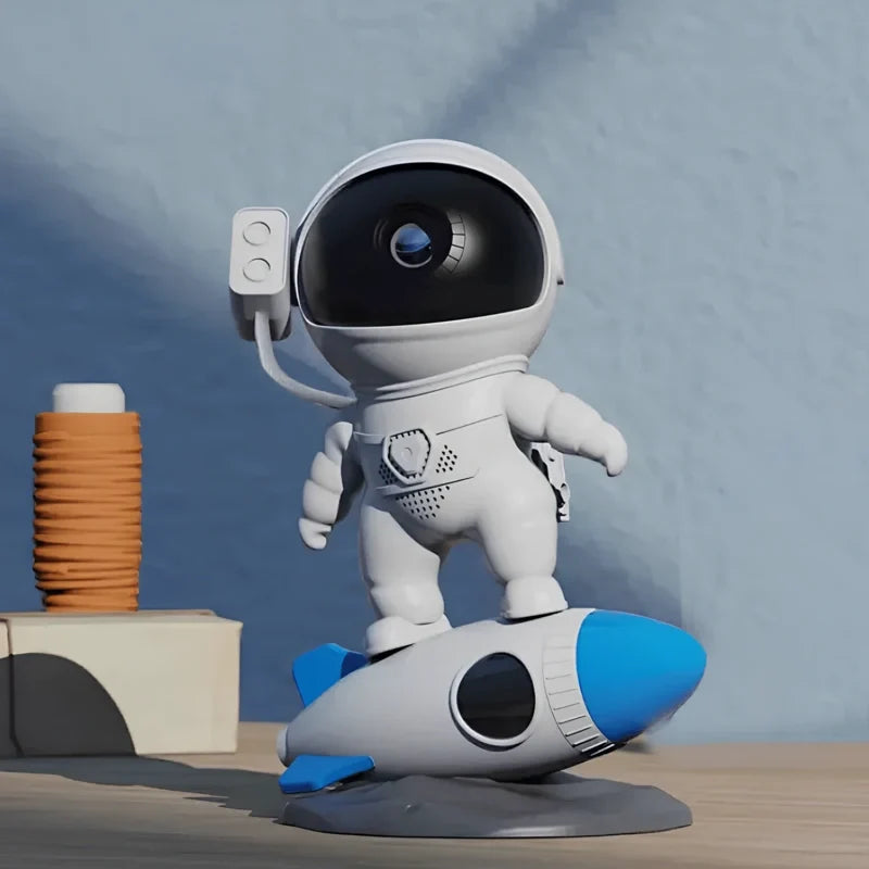 Astronaut Projektionslicht mit Raketenbasis für Galaxie- oder Audio-Projektion
