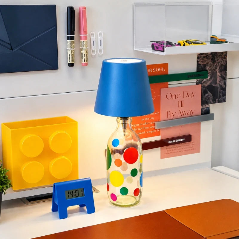 BottleGlow™ Flaschenlampe mit einstellbarer Helligkeit und Farbtemperatur