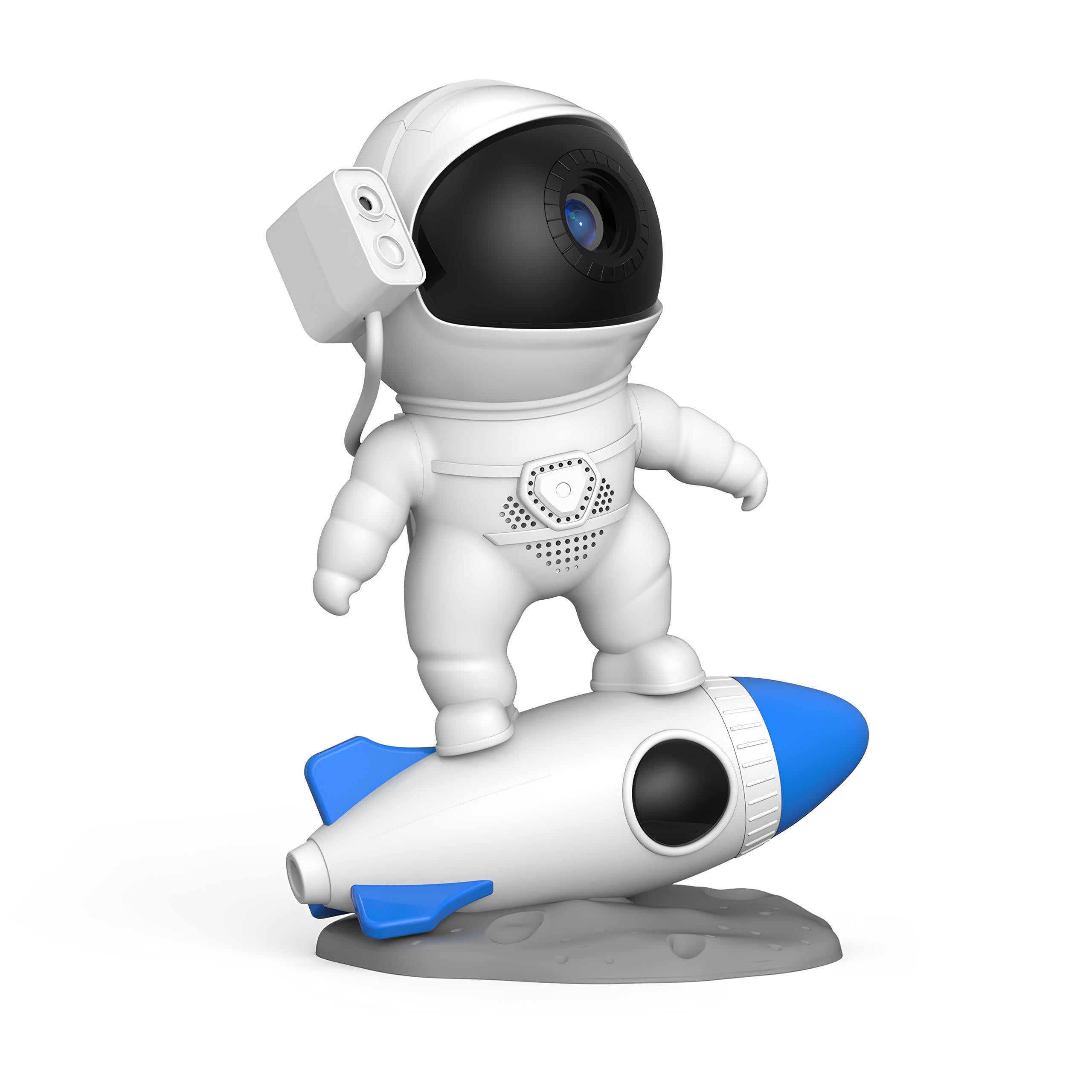 Astronaut Projektionslicht mit Raketenbasis für Galaxie- oder Audio-Projektion