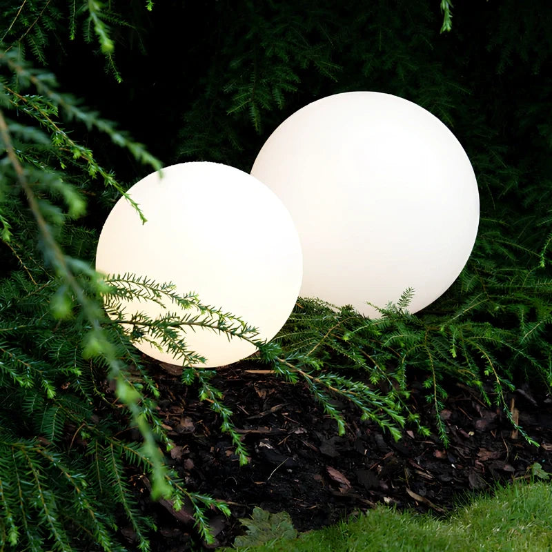Garten-Kugelleuchte mit Fernbedienung und Farbwechsel