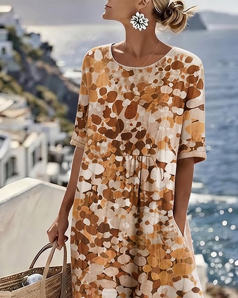 Coco | Loose Printed Dress