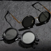 ShadeShift™ Sonnenbrille mit verstellbarem ND-Filter und rundem Rahmen