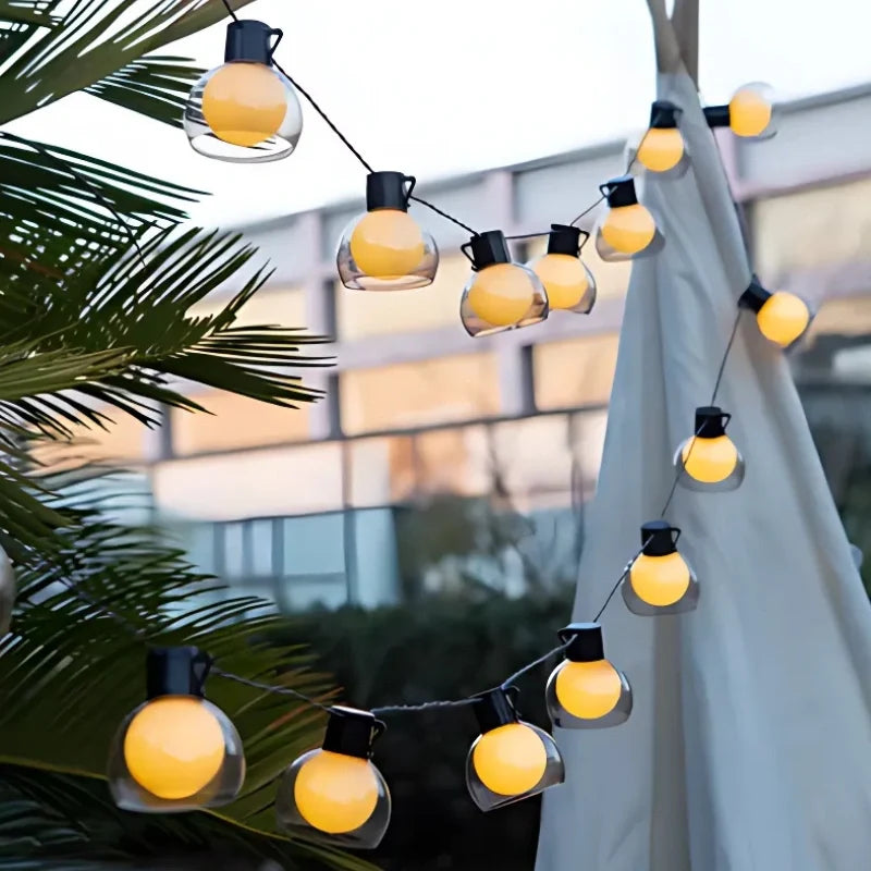Twiluma Solar-Lichterkette mit warmem Licht und Fernbedienung