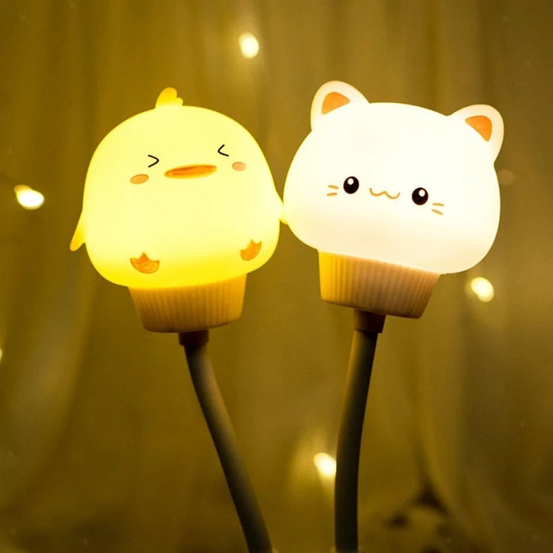 Cutely™ Nachtlicht in Tierform mit warmem Licht