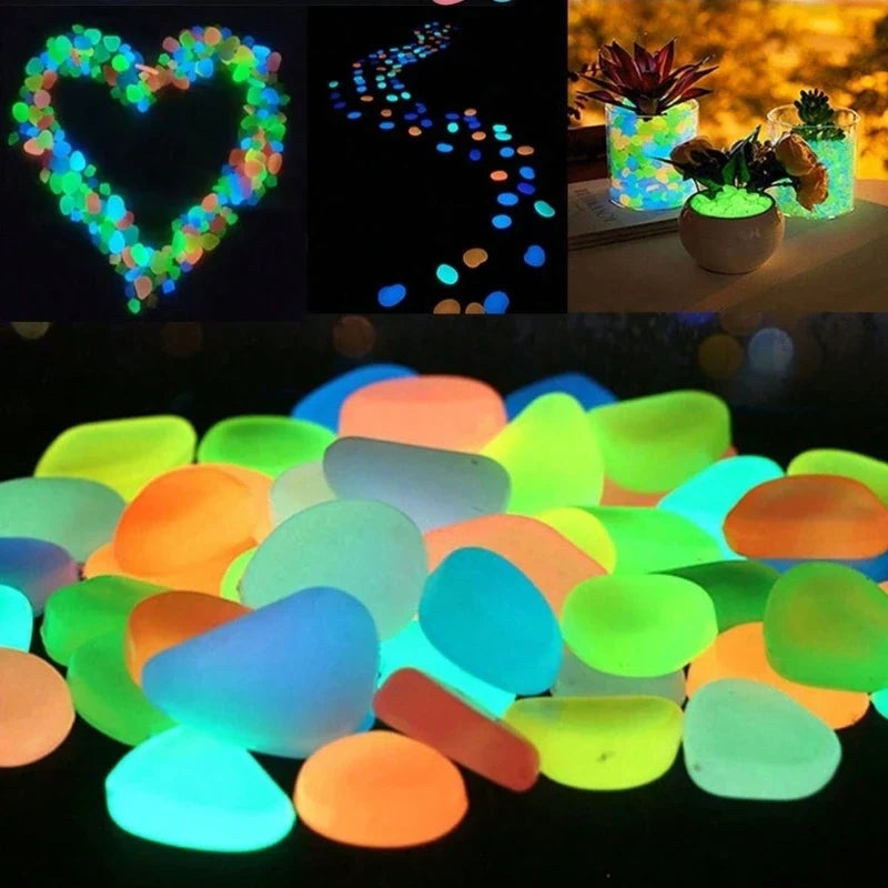 GlowPebbles™ Leuchtsteine für Garten, Aquarium und Dekoration