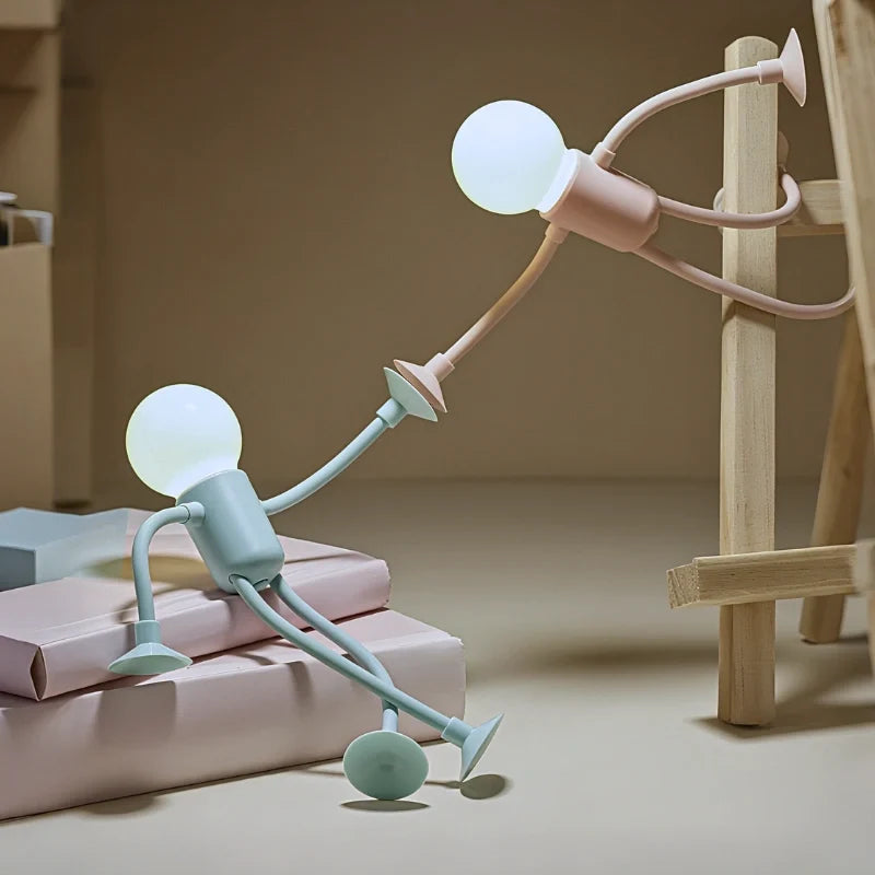 FlexiDudes™ Flexible LED-Lampe mit Saugnäpfen, warmweiß