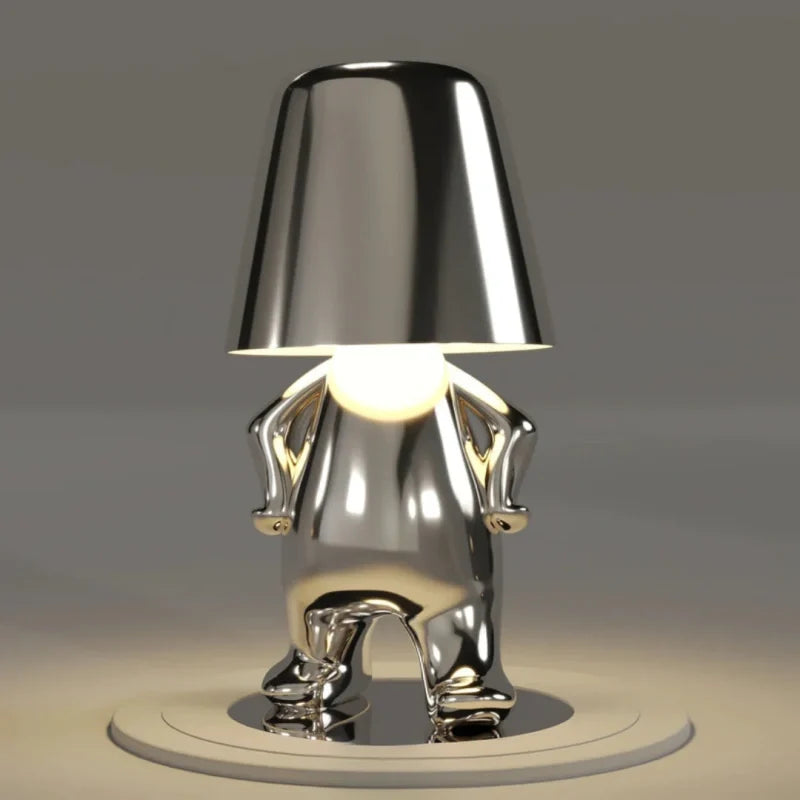 RayDudes™ Tischlampe mit dimmbarem Akku, Gold oder Silber