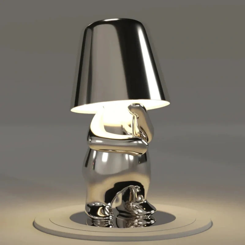 RayDudes™ Tischlampe mit dimmbarem Akku, Gold oder Silber