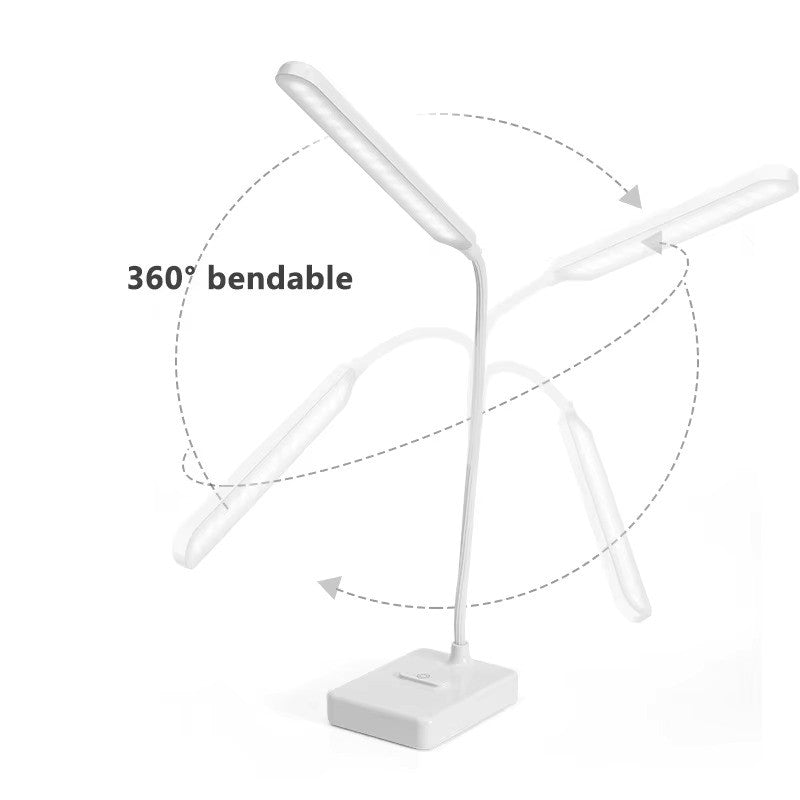 FlexiLight Schreibtischlampe mit flexiblem Arm und Lichtfarben