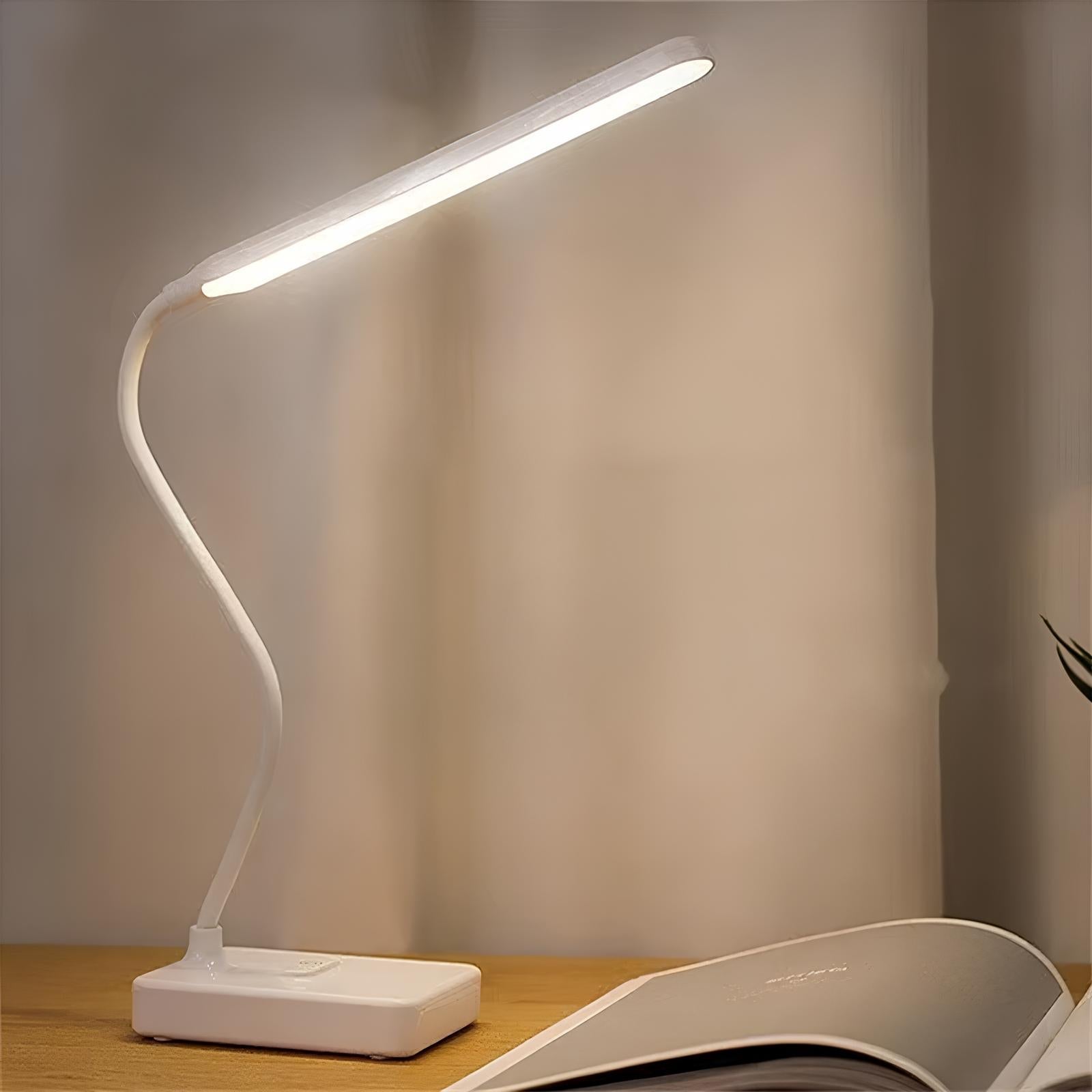 FlexiLight Schreibtischlampe mit flexiblem Arm und Lichtfarben