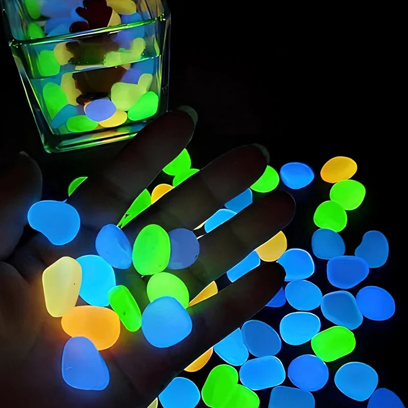 GlowPebbles™ Leuchtsteine für Garten, Aquarium und Dekoration