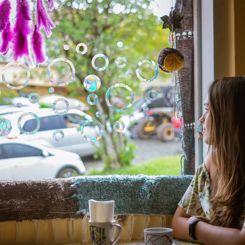 Sonnenfänger Fensteraufkleber für bunte Lichtreflexe
