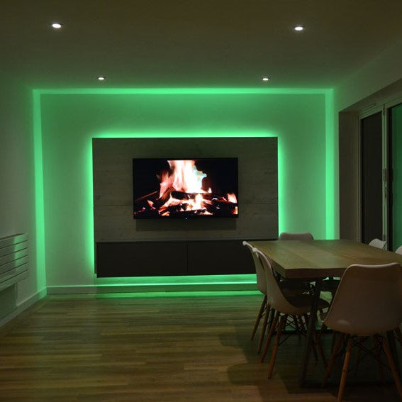 Flexibler Farbiger LED-Lichtstreifen mit Fernbedienung, 5 m