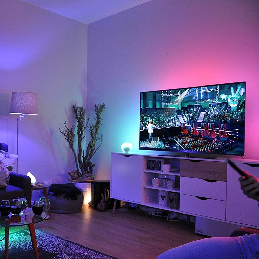 Flexibler Farbiger LED-Lichtstreifen mit Fernbedienung, 5 m