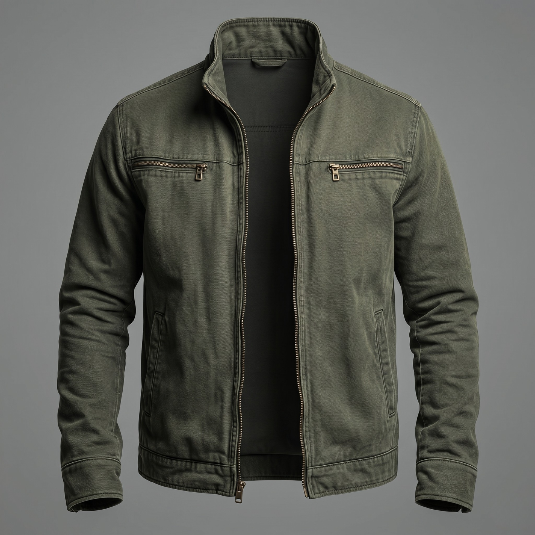 Cazel | Vintage cotton jacket with zip closure