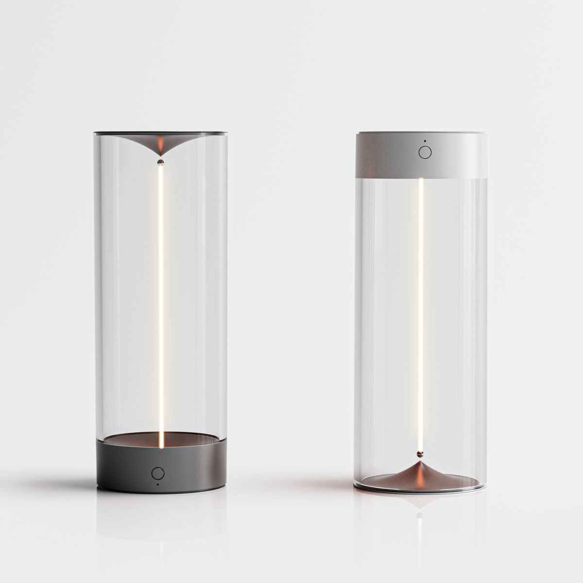 LightRay™ Zylindrische Akku-Tischleuchte mit magnetischer Beleuchtungsschnur