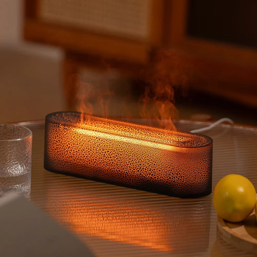 HumidiFire™ Farbwechselnder Luftbefeuchter mit Kamin-Effekt