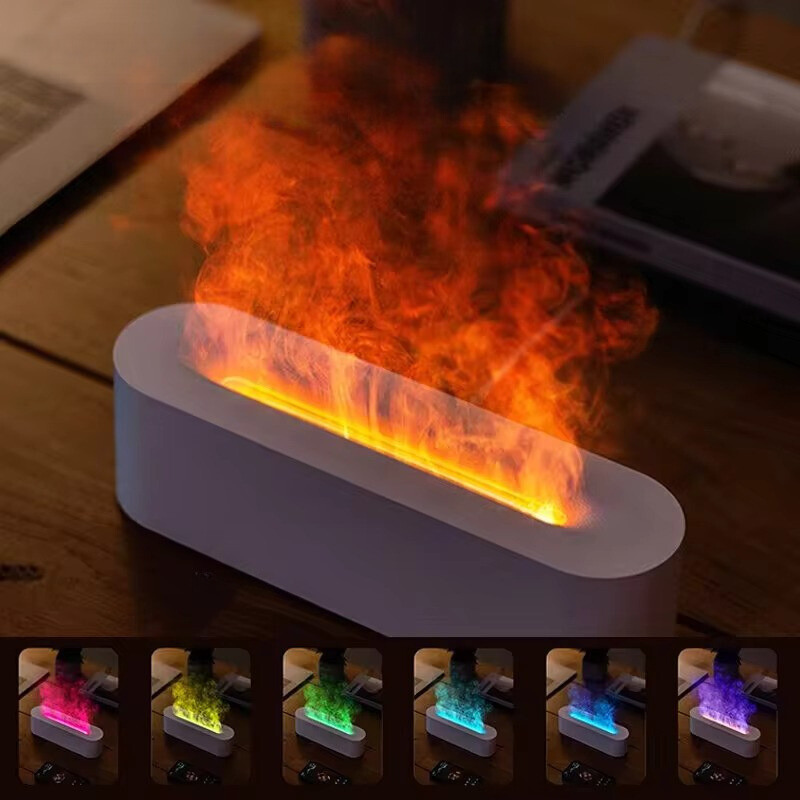 HumidiFire™ Farbwechselnder Luftbefeuchter mit Kamin-Effekt