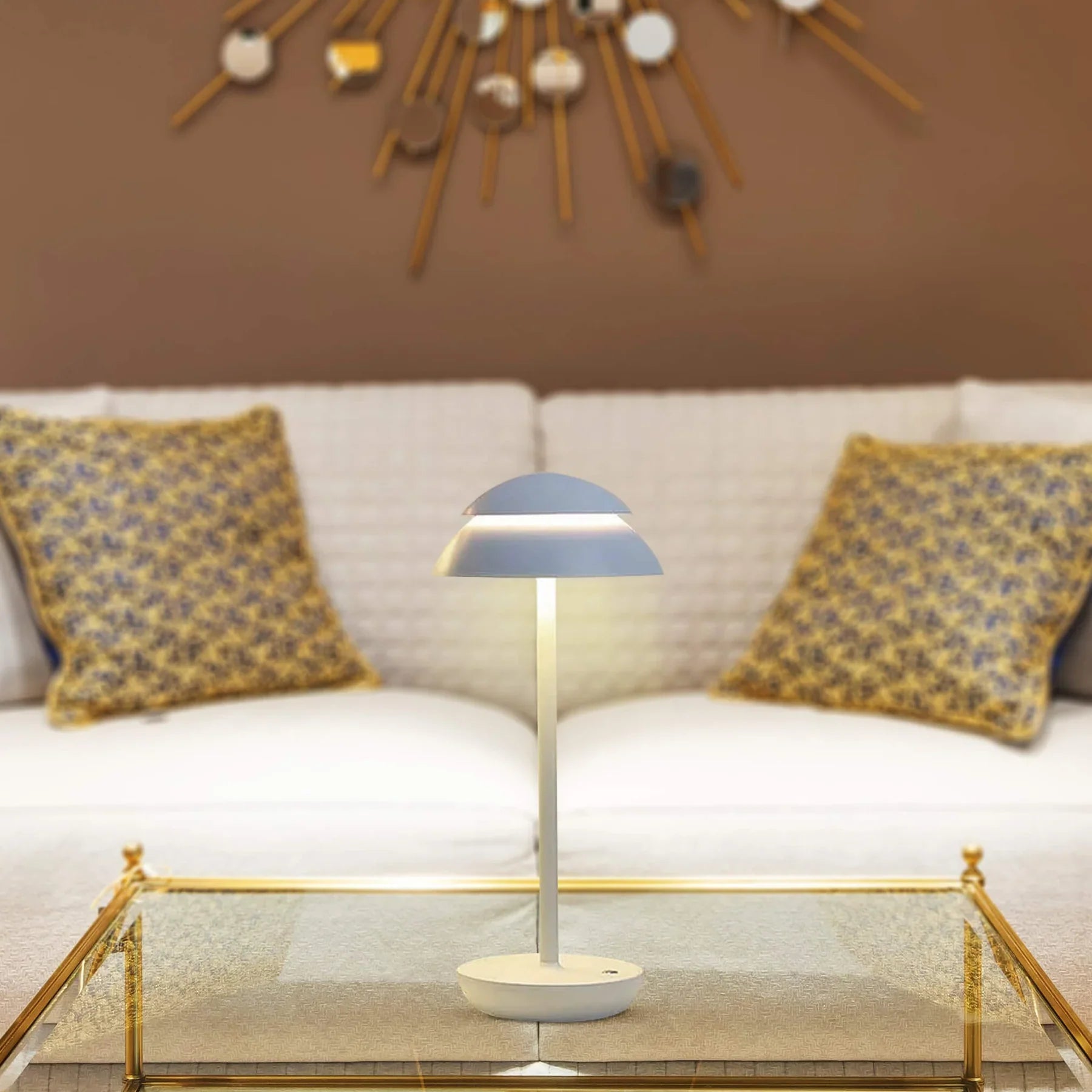 Luminous Prestige kabellose Tischlampe mit Dimmfunktion