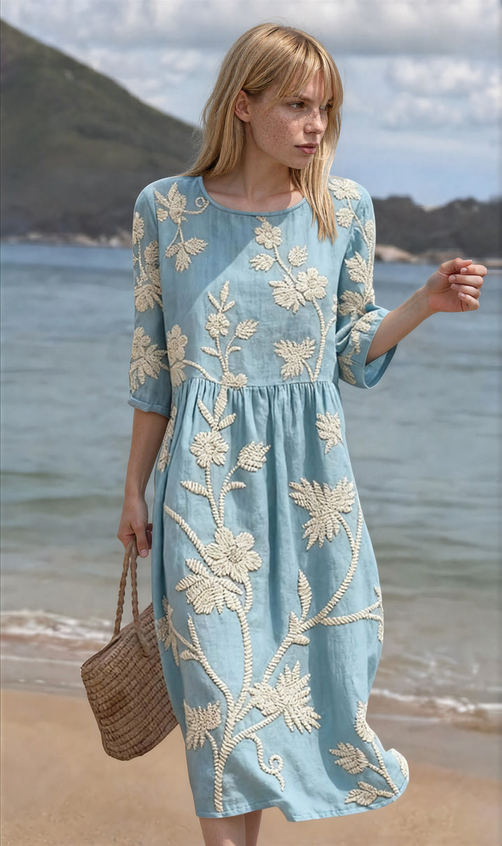 Raquel | Vintage Embroidered Dress