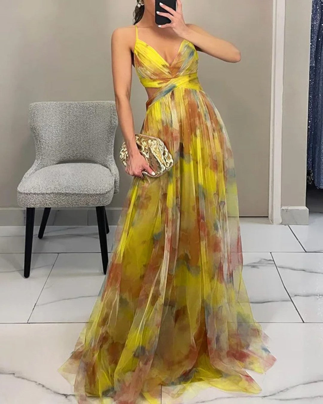 Giselle - Magical maxi dress with floral print