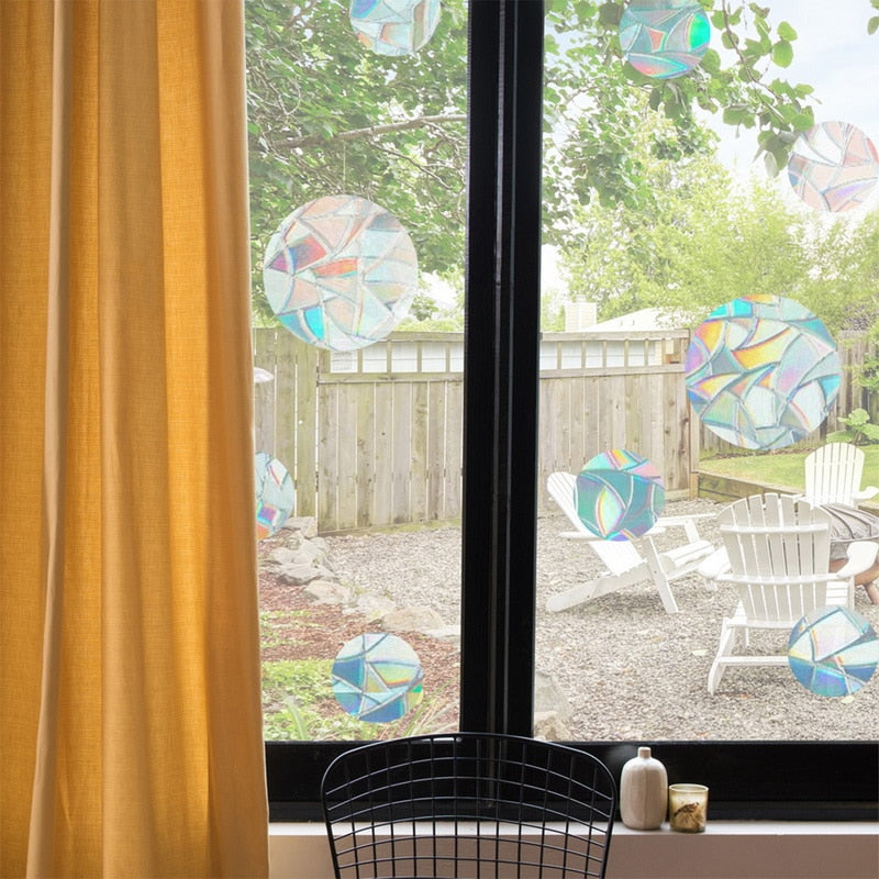 Sonnenfänger Fensteraufkleber für bunte Lichtreflexe