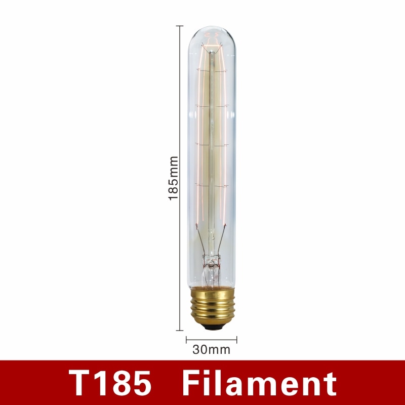 Vintage Glühbirnen mit warmem Licht und Filament-Design