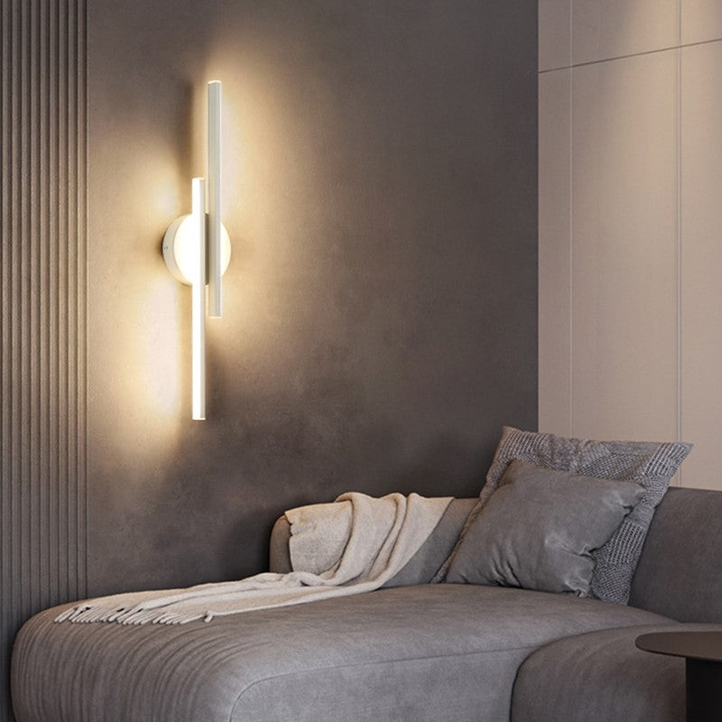 Moderne Harmonische Wandleuchte mit LED-Lichtstreifen