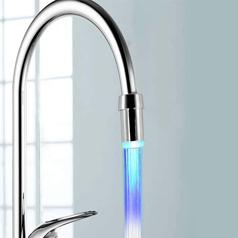 Mehrfarbige LED-Wasserhahnbeleuchtung für Bad und Küche