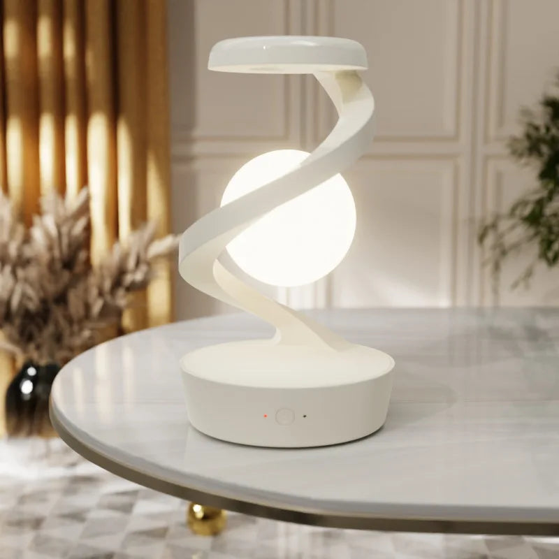 SwirlSphere™ Tischlampe mit Gestensteuerung und kabellosem Ladegerät