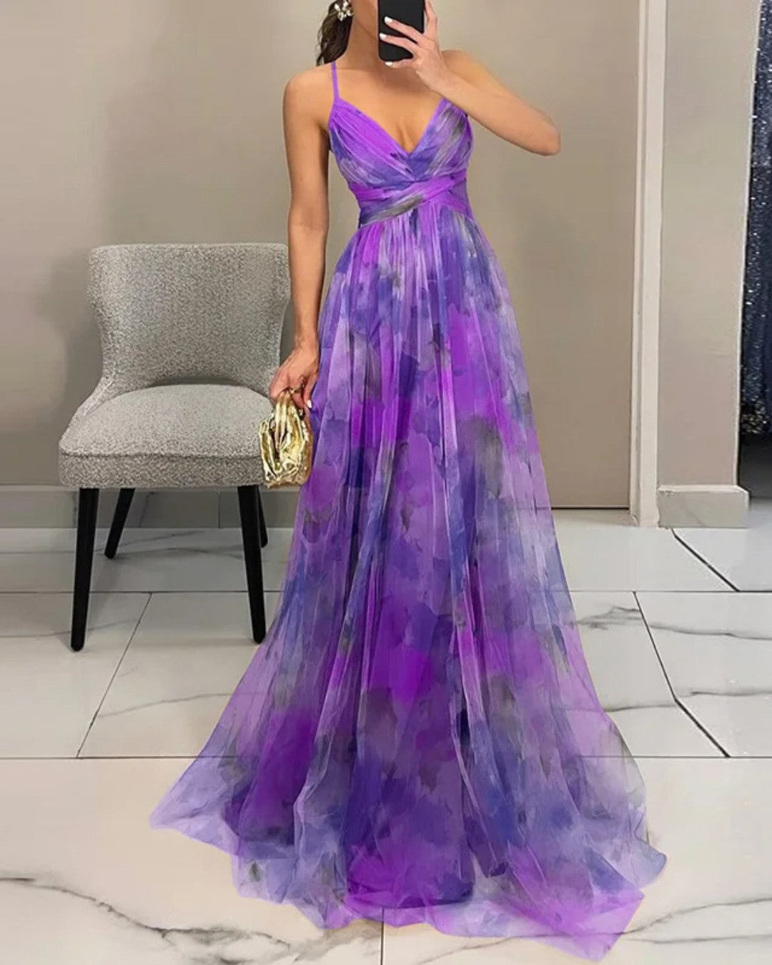 Giselle - Magical maxi dress with floral print