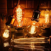 Vintage Glühbirnen mit warmem Licht und Filament-Design