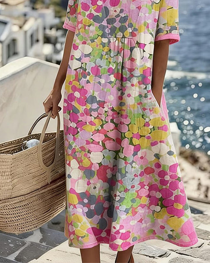 Coco | Loose Printed Dress