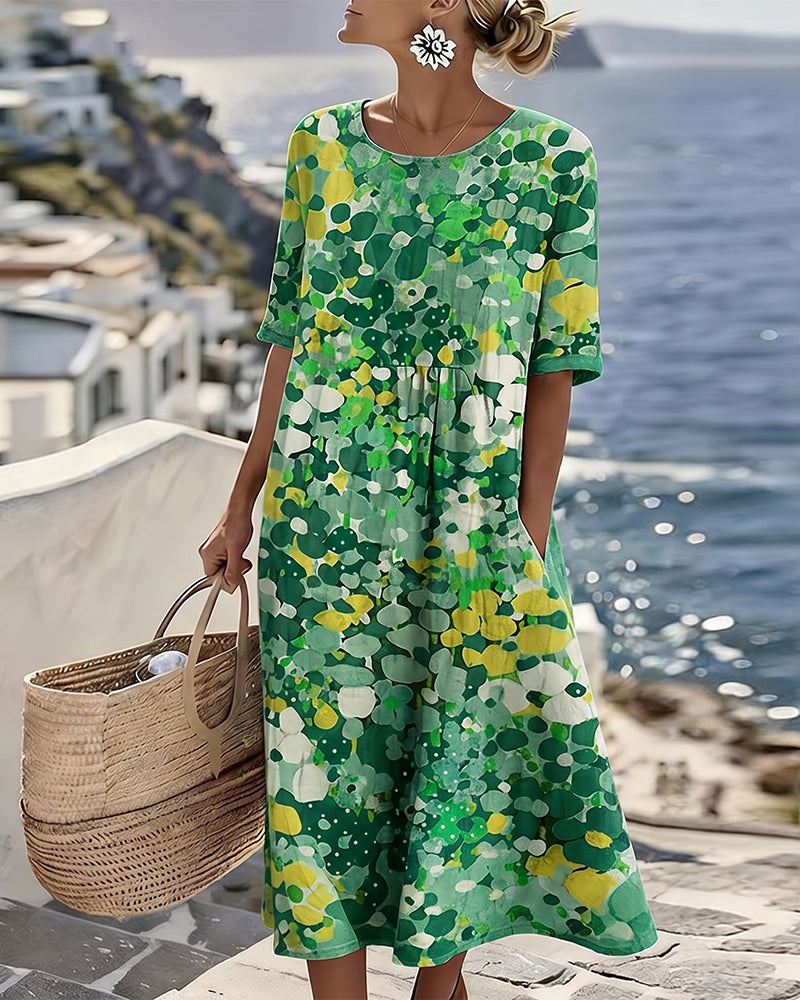 Coco | Loose Printed Dress