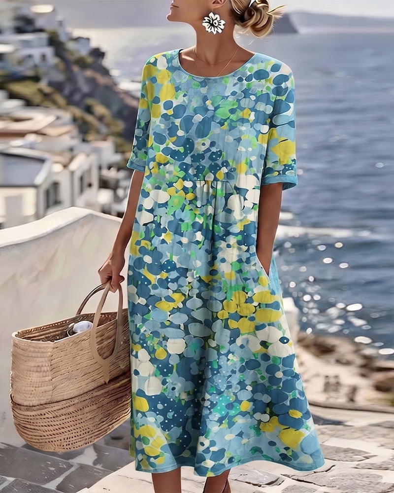 Coco | Loose Printed Dress