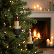 Christbaumanhänger „Lipstick“ Rot und Rosa 2 Stück (10,5 cm)
