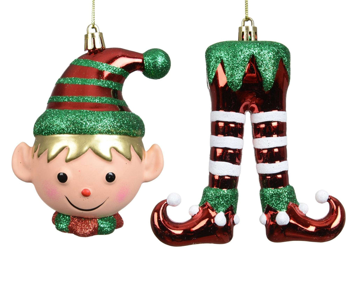 Christbaumanhänger Weihnachtself 2-tlg. (11,5 cm)