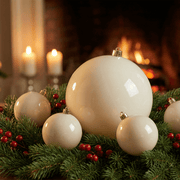 Christbaumkugel Creme (Ø 20 cm)